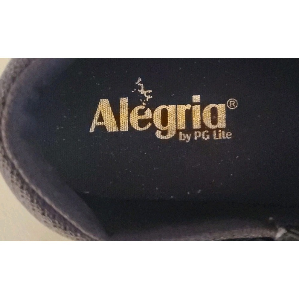 Alegria By PG Lite Duette Fierce Shoe Size 7 US (37) Cheetah Print Black Slip on - Picture 7 of 7